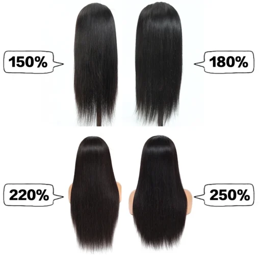 pre cut lace straight 5x5 lace glueless preplucked wig woman human hair 150% 180% 250%