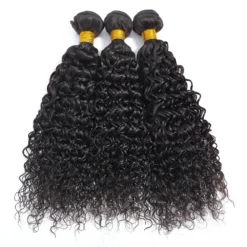 water wave human hair weave with lace closure 1 bundles 7a 100% wet and wavy human hair