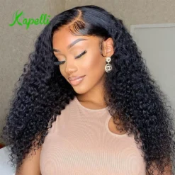 water wave human hair weave with lace closure 1 bundles 7a 100% wet and wavy human hair