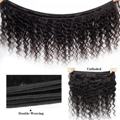 #1b loose deep wave human hair 3 or 4 bundles with hd lace closure, 4x4, 5x5, 13x4 options, 100% human hair extensions