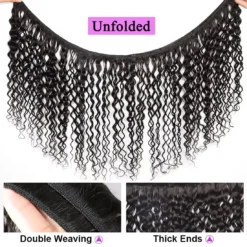 natural color water wave brazilian human hair, 3 or 4 bundles with 4x4 or 13x4 hd lace frontal closure, extensions for women